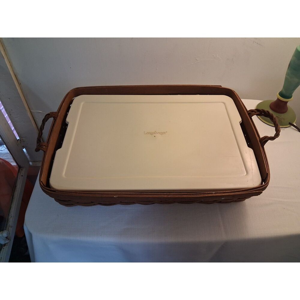 Longaberger basket with insert, 2008
